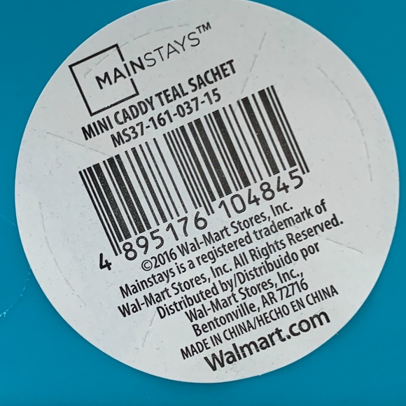 NWT 8 Teal & 2 Red Mini Caddy Sachet - Picture 6 of 6
